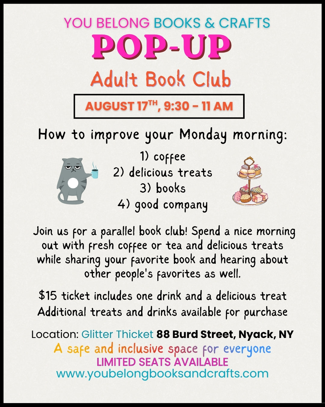 Adult Book Club (+ coffee and sweet treats!)