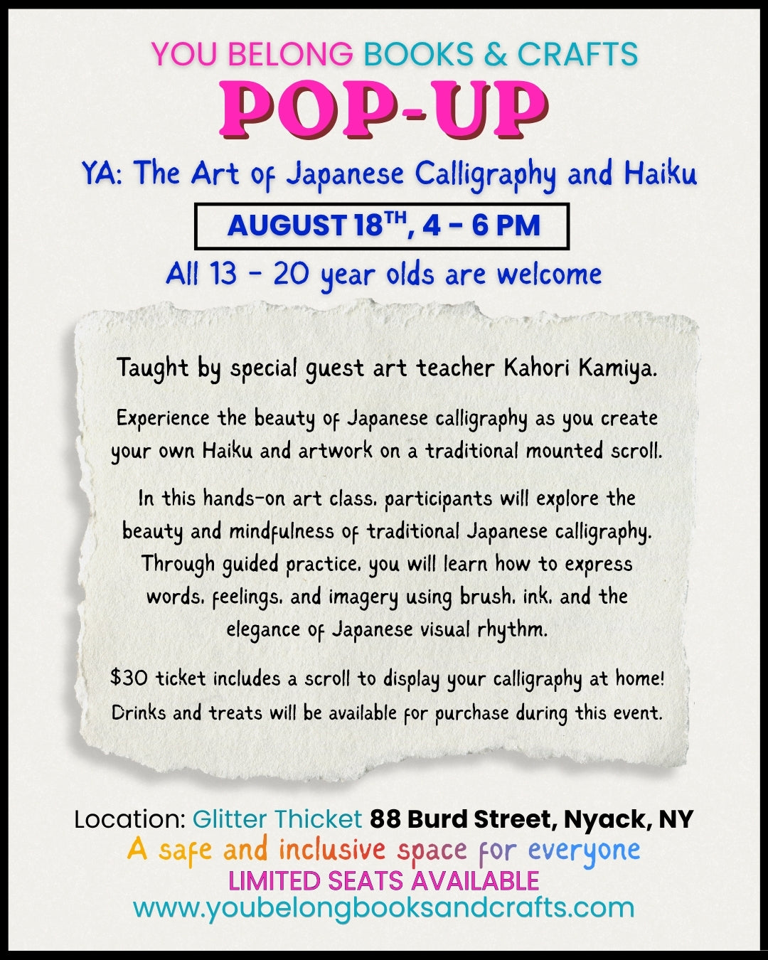 YA The Art of Japanese Calligraphy and Haiku