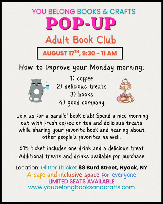 Adult Book Club (+ coffee and sweet treats!)