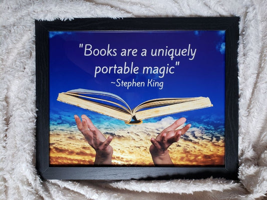 Book Magic Framed Poster 8 x 10
