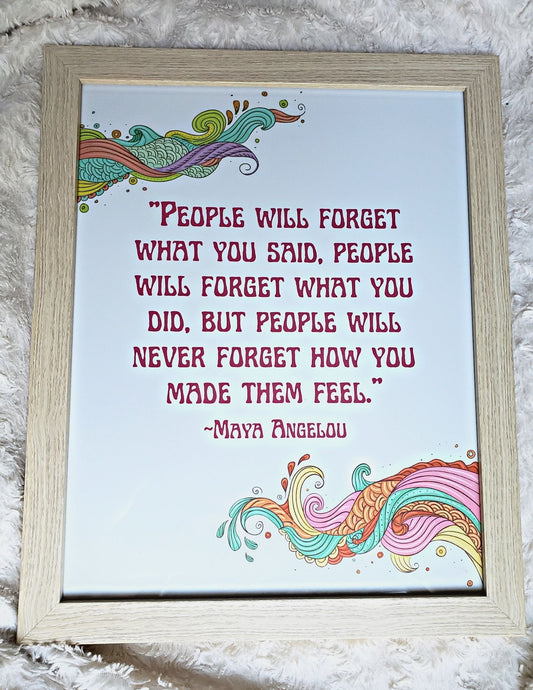How You Make People Feel Poster 11 x 14
